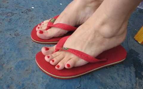 havaianas brasil vermelhas 37/38  -PARTE 01